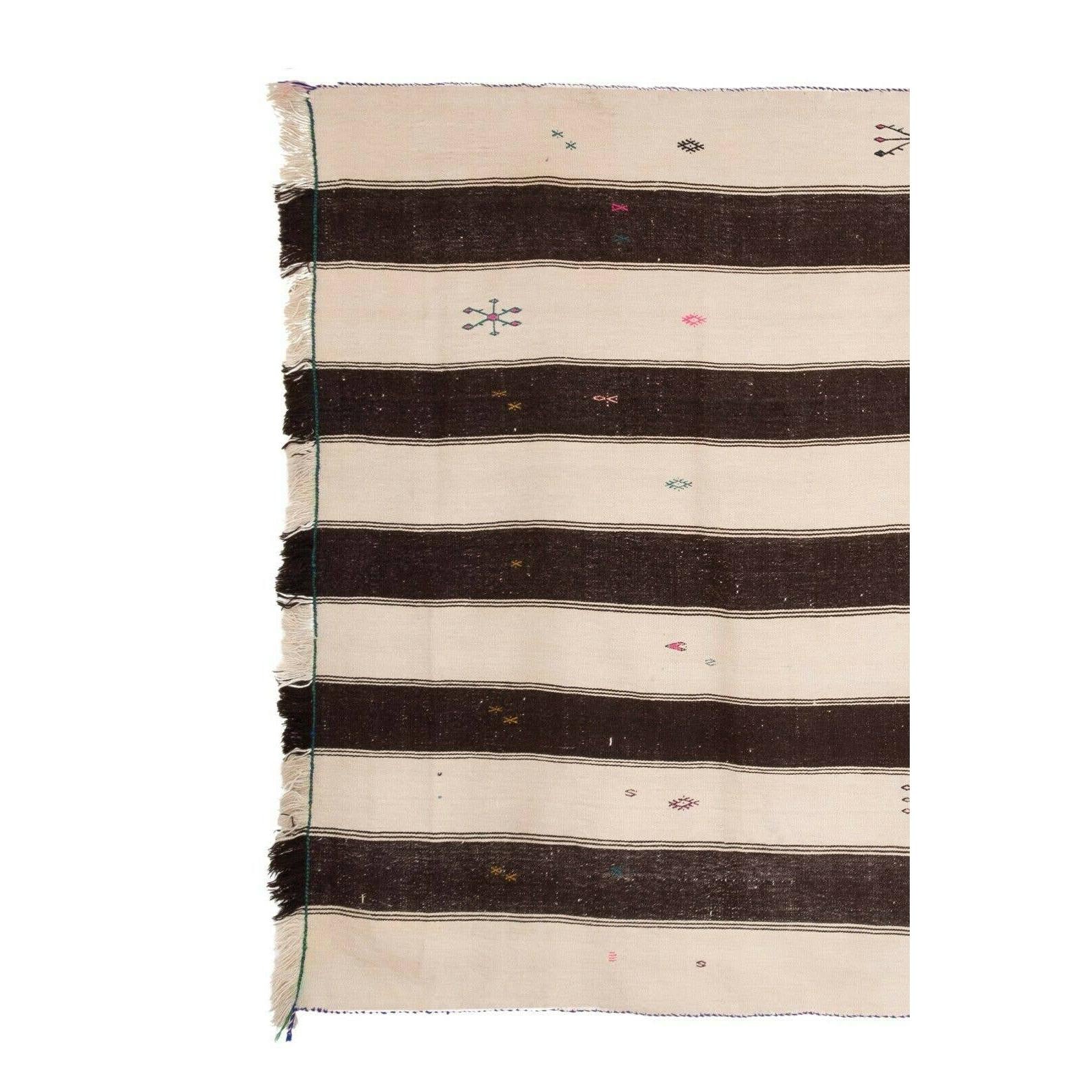 Vintage Turkish Kilim Rug 5'10'' x 11'4''