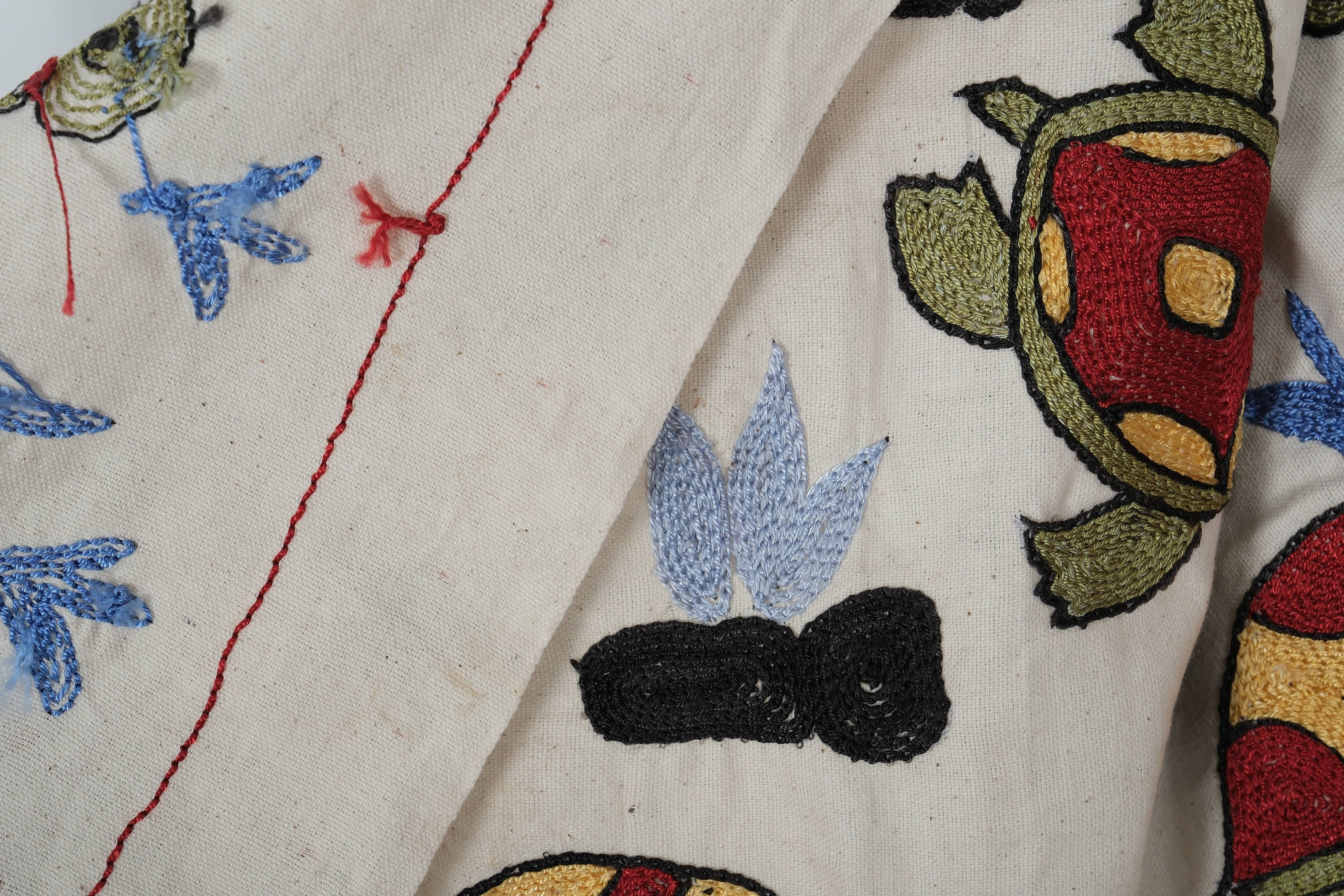 Tortoise Suzani Table Runner | 20'' x 58''
