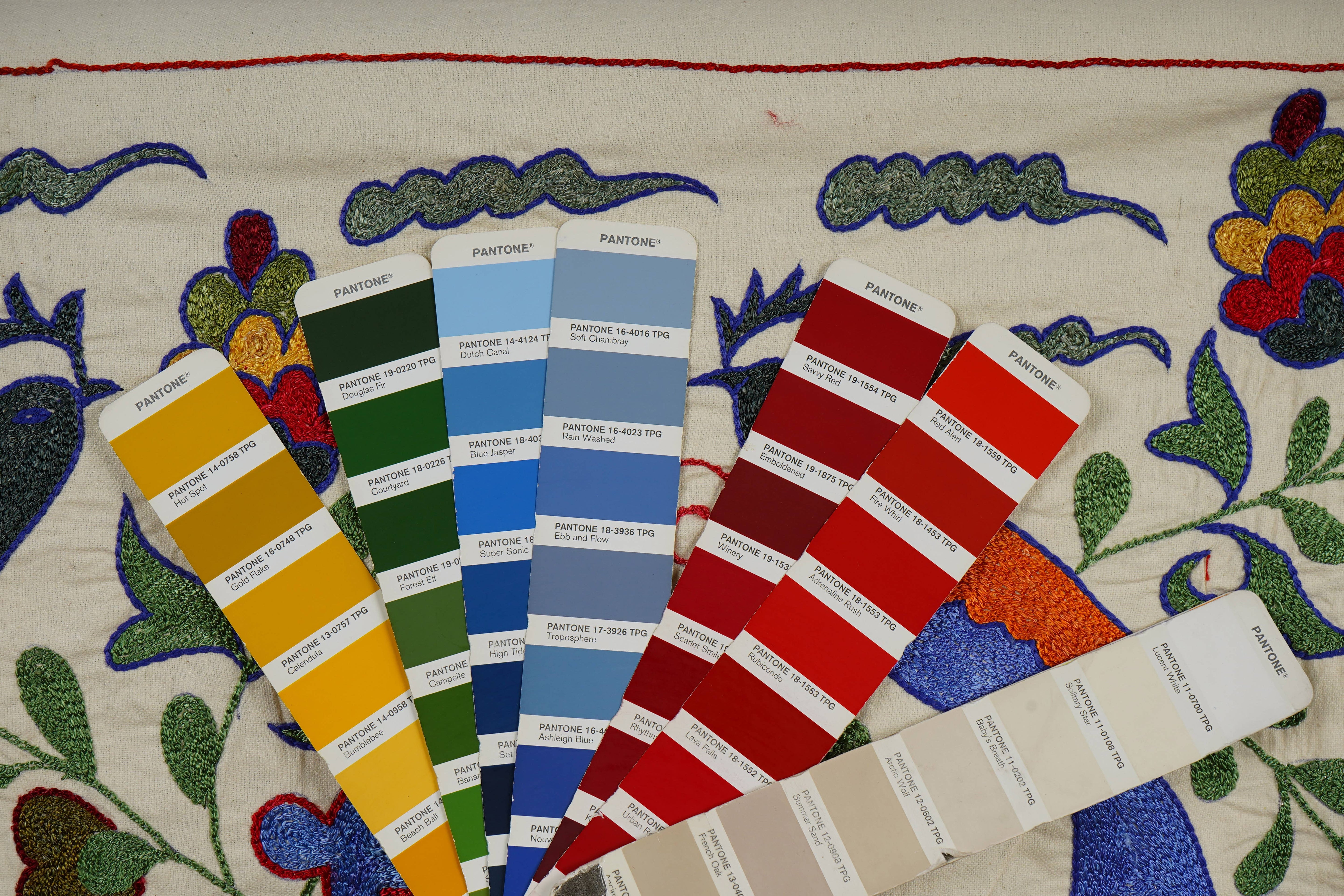 Bird Suzani Table Runner | 17'' x 33''