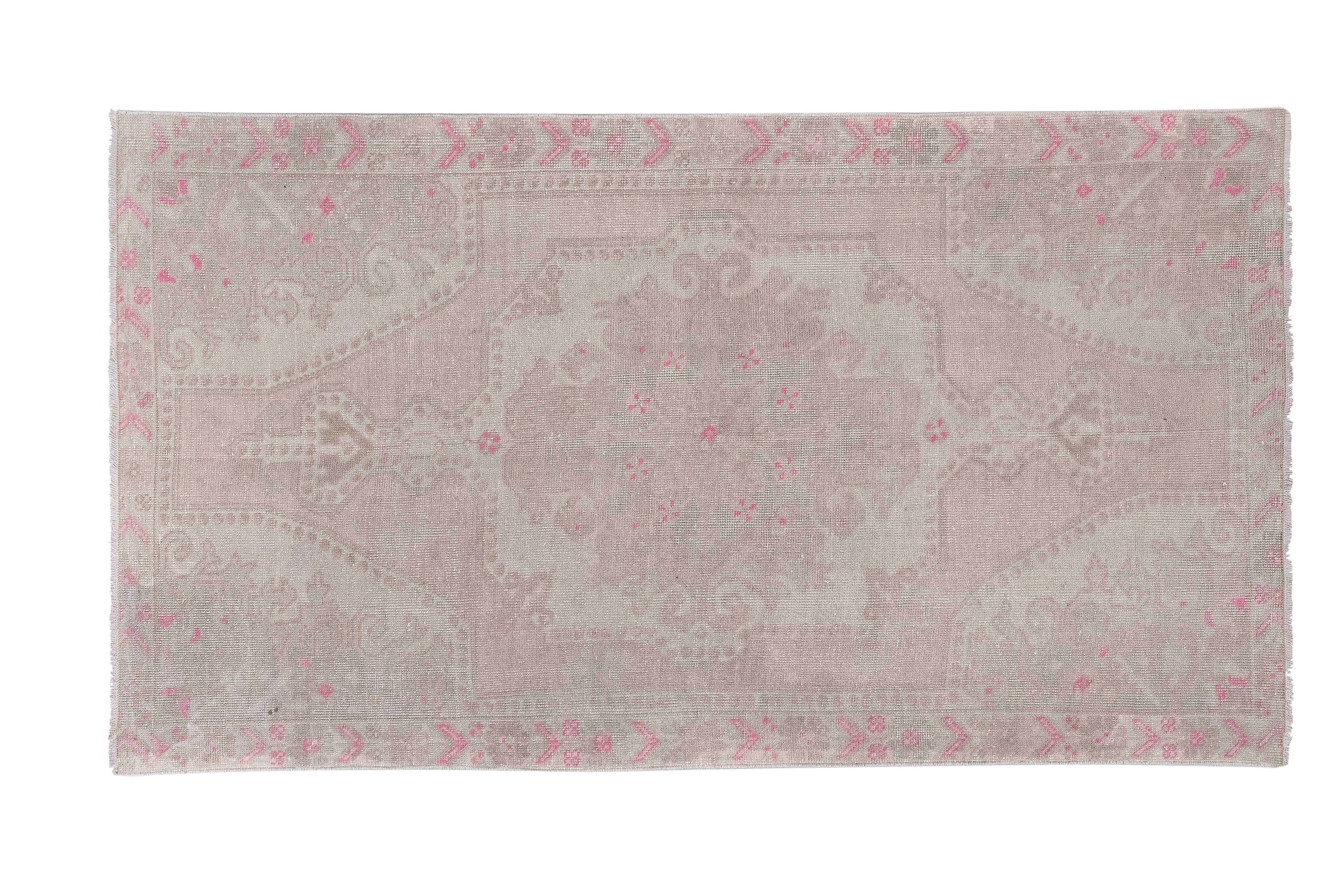 Vintage Oushak Rug 4'1'' x 7'1''