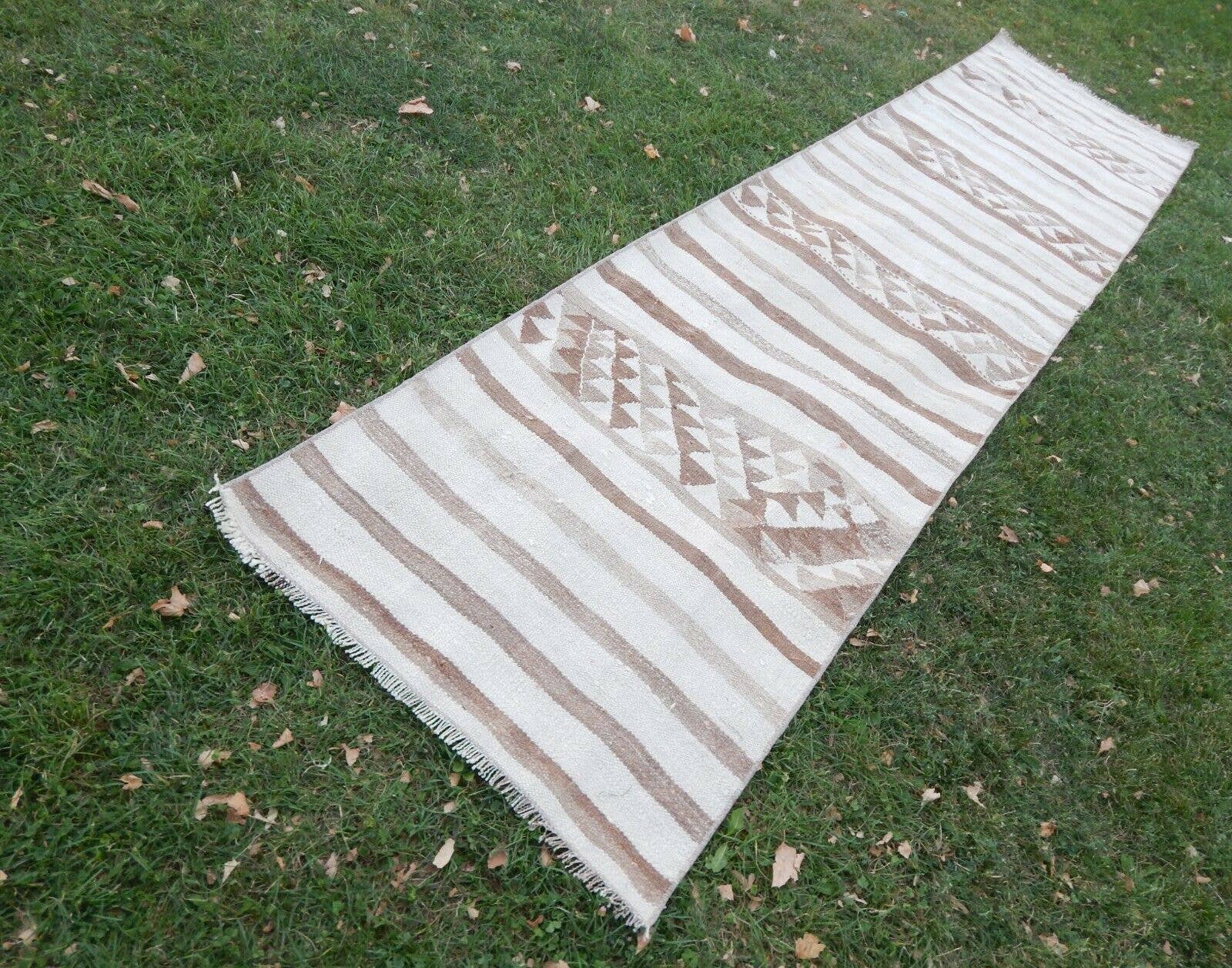 Vintage Herki Kilim Runner 2'9'' x 11'1''