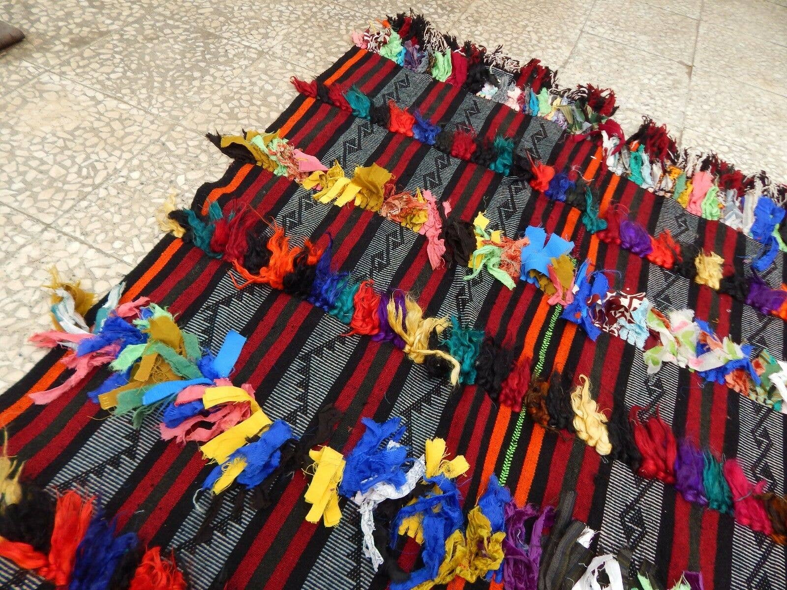 Vintage Turkish Tulu Rug 6' x 9'6''