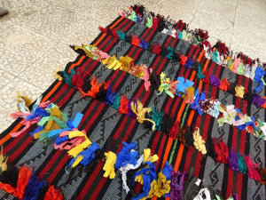 Vintage Turkish Tulu Rug 6' x 9'6''