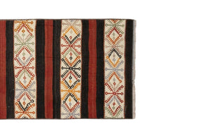 Vintage Turkish Kilim Runner 2'1'' x 7'4''