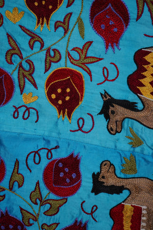 Camel Suzani Wall Hanging & Bedspread | 3'4'' x 6'2''