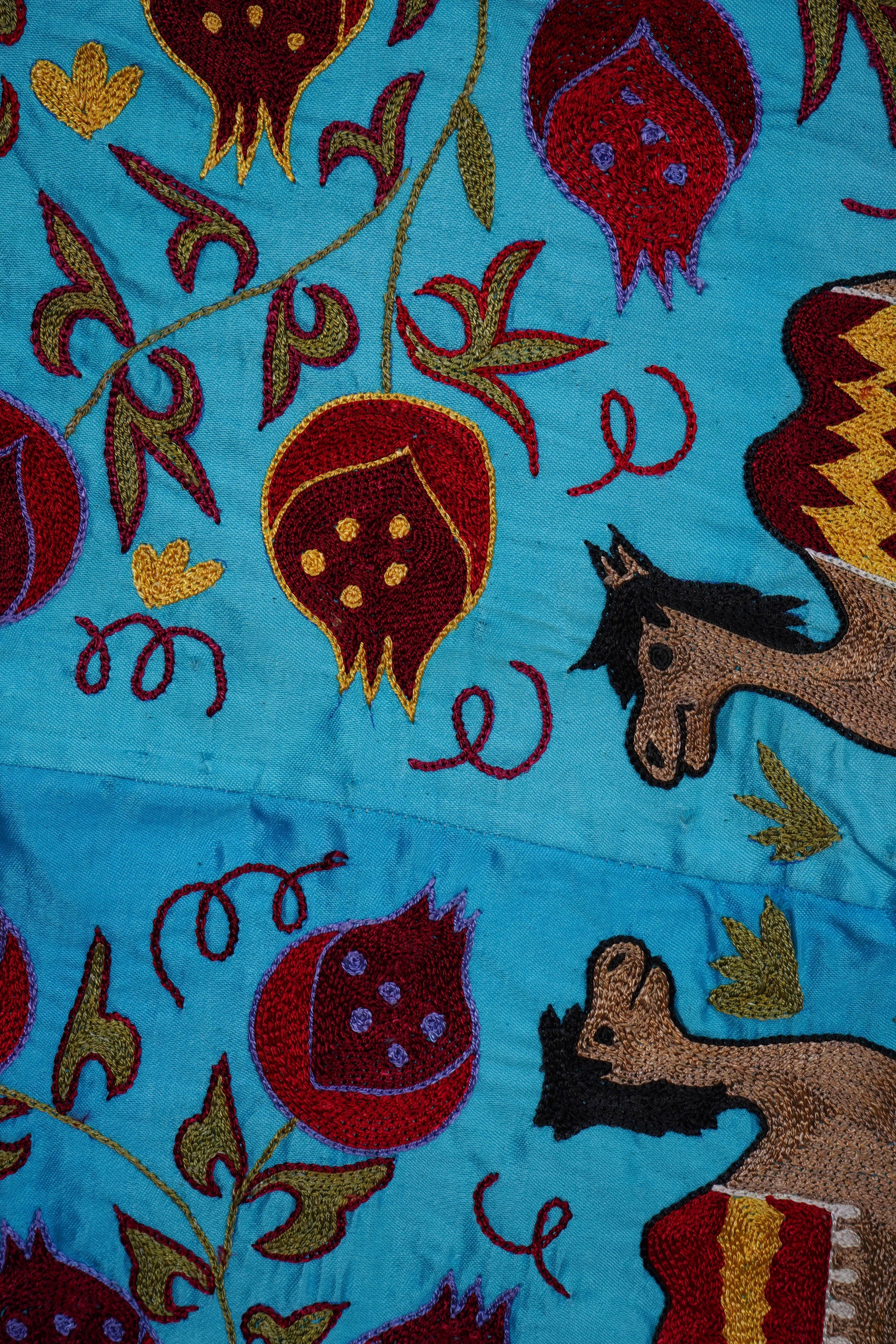 Camel Suzani Wall Hanging & Bedspread | 3'4'' x 6'2''