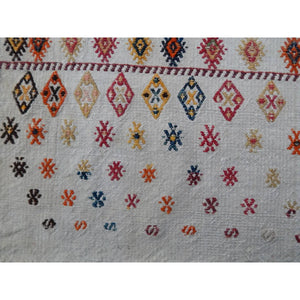 Vintage Turkish Kilim Rug 37'' x 39''