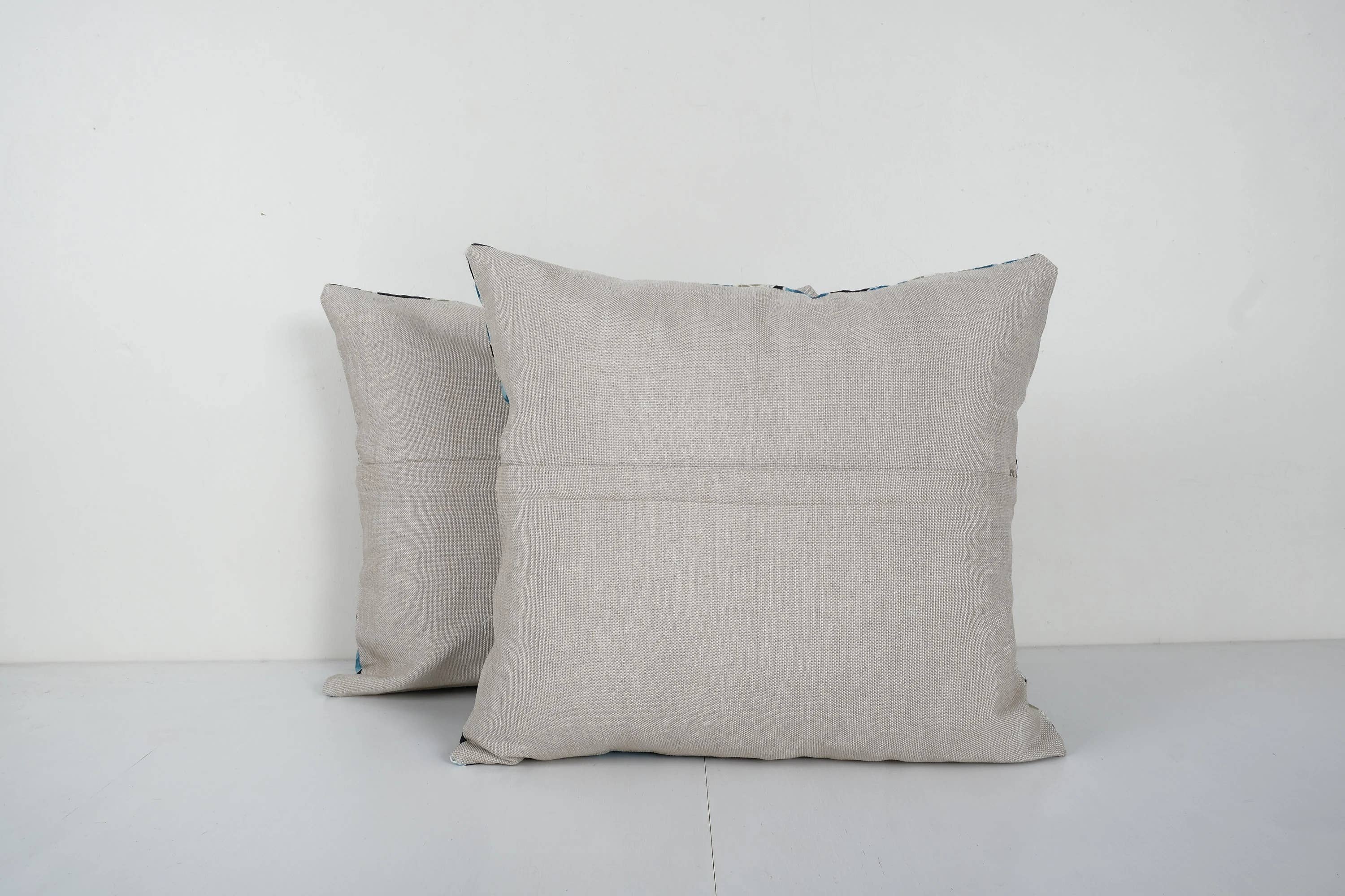 Uzbek Roller Printed Pillow Cover Set of 2 | 18'' x 19''