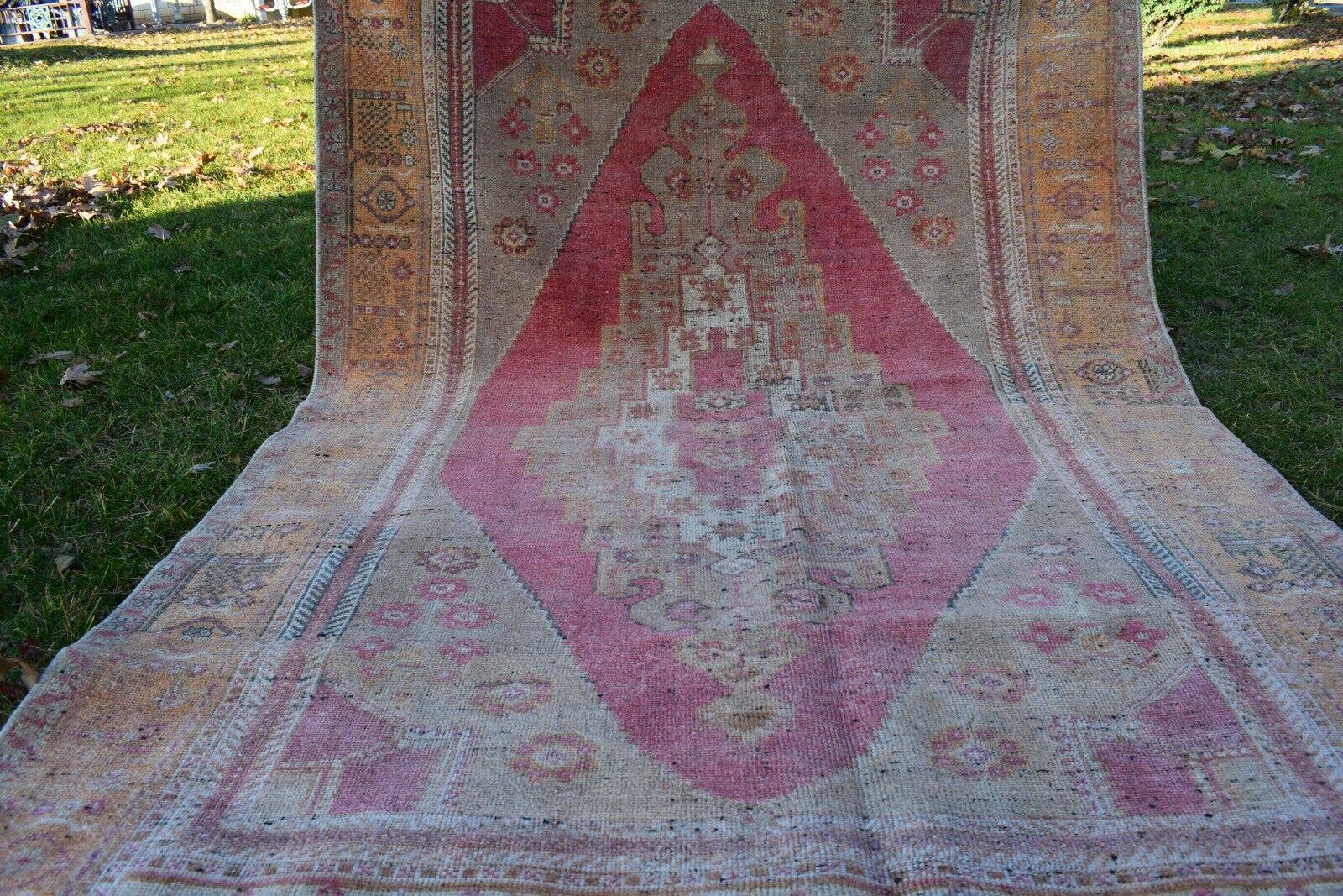 Vintage Turkish Konya Rug 4'9'' x 8'