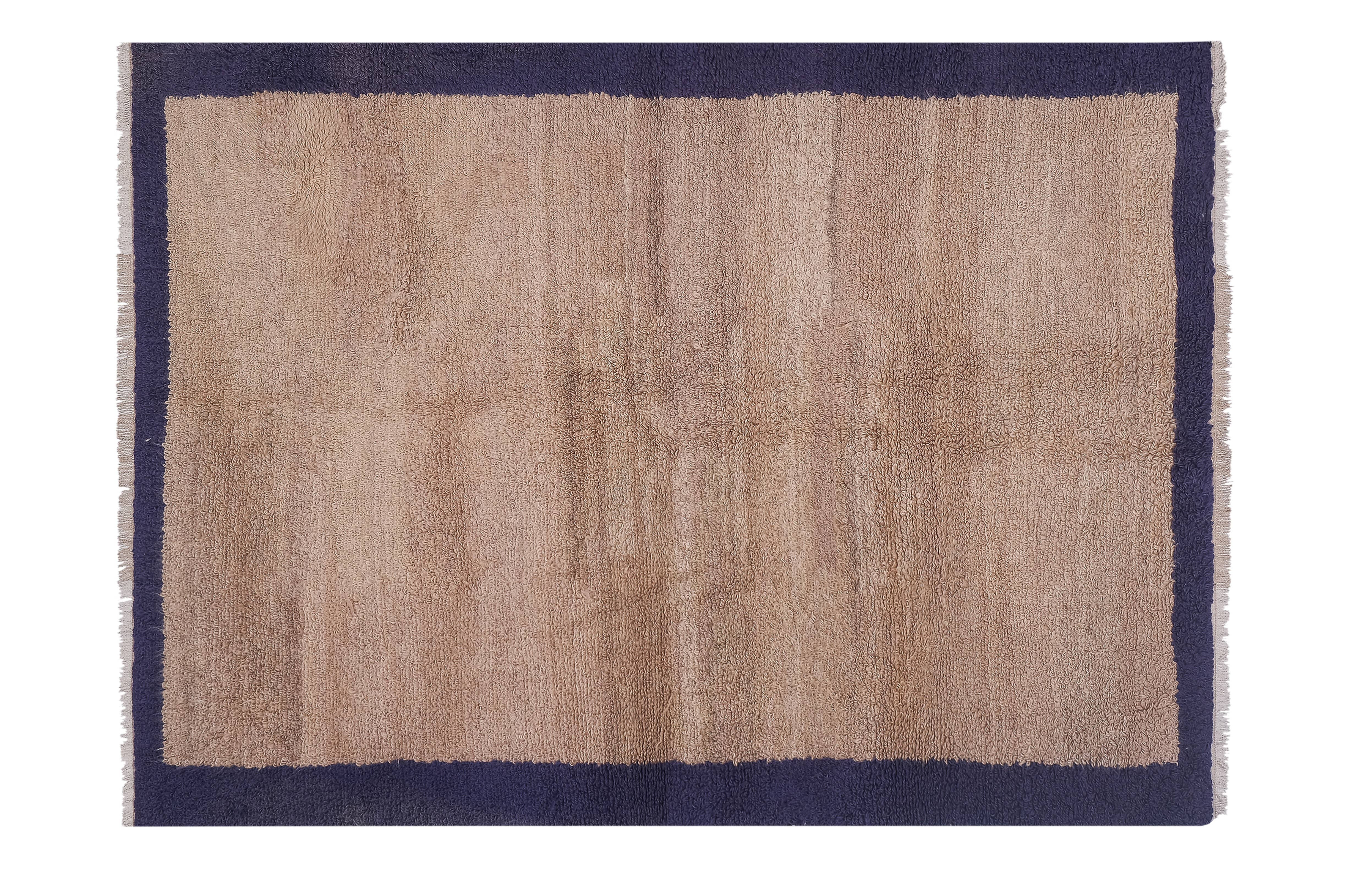 Vintage Turkish Tulu Rug 4'4'' x 6'