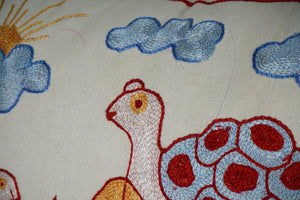 Turtle Suzani Pillow Cover Set of 2 | 20'' x 20''