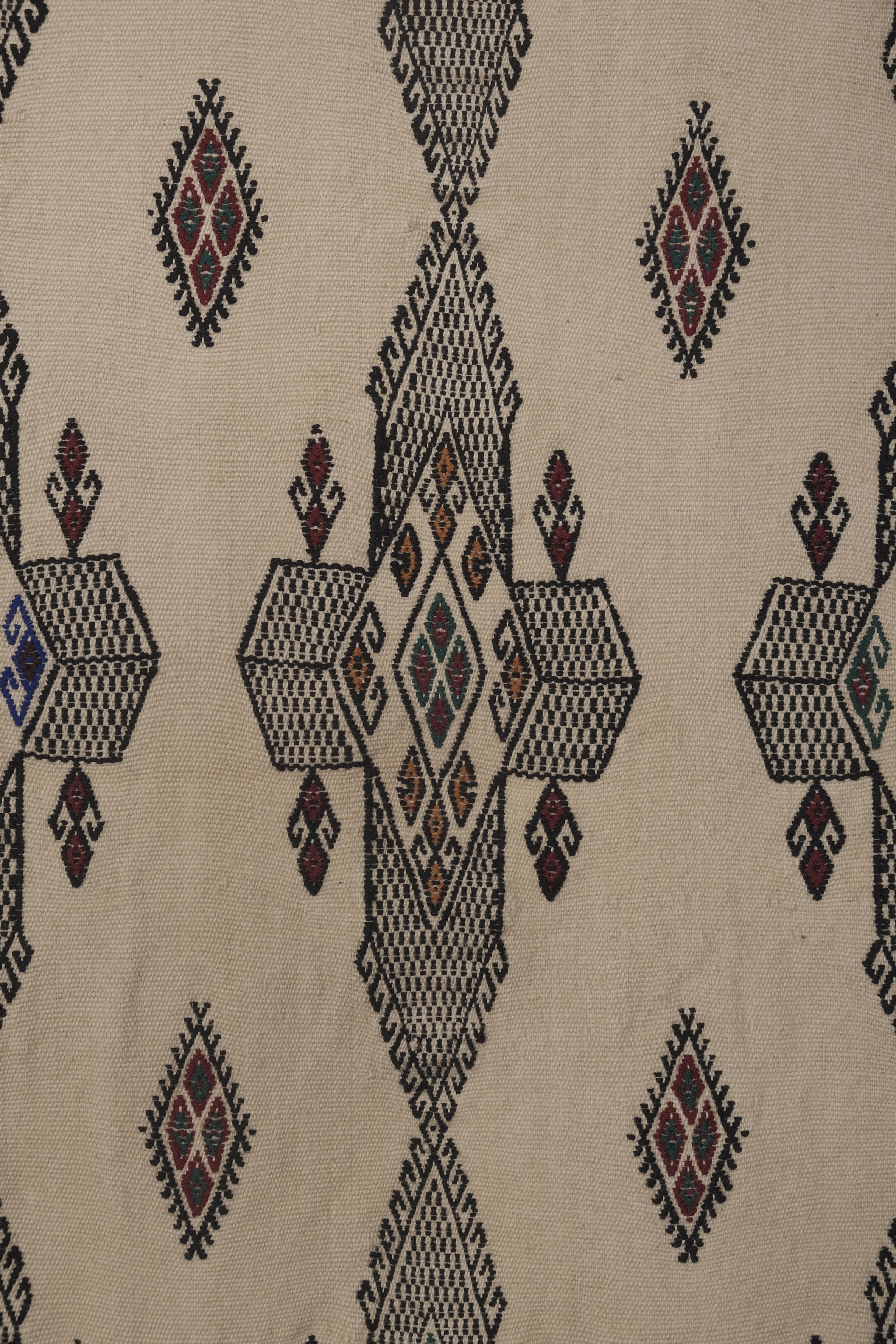 Vintage Turkish Kilim Rug 5'11'' x 9'3''