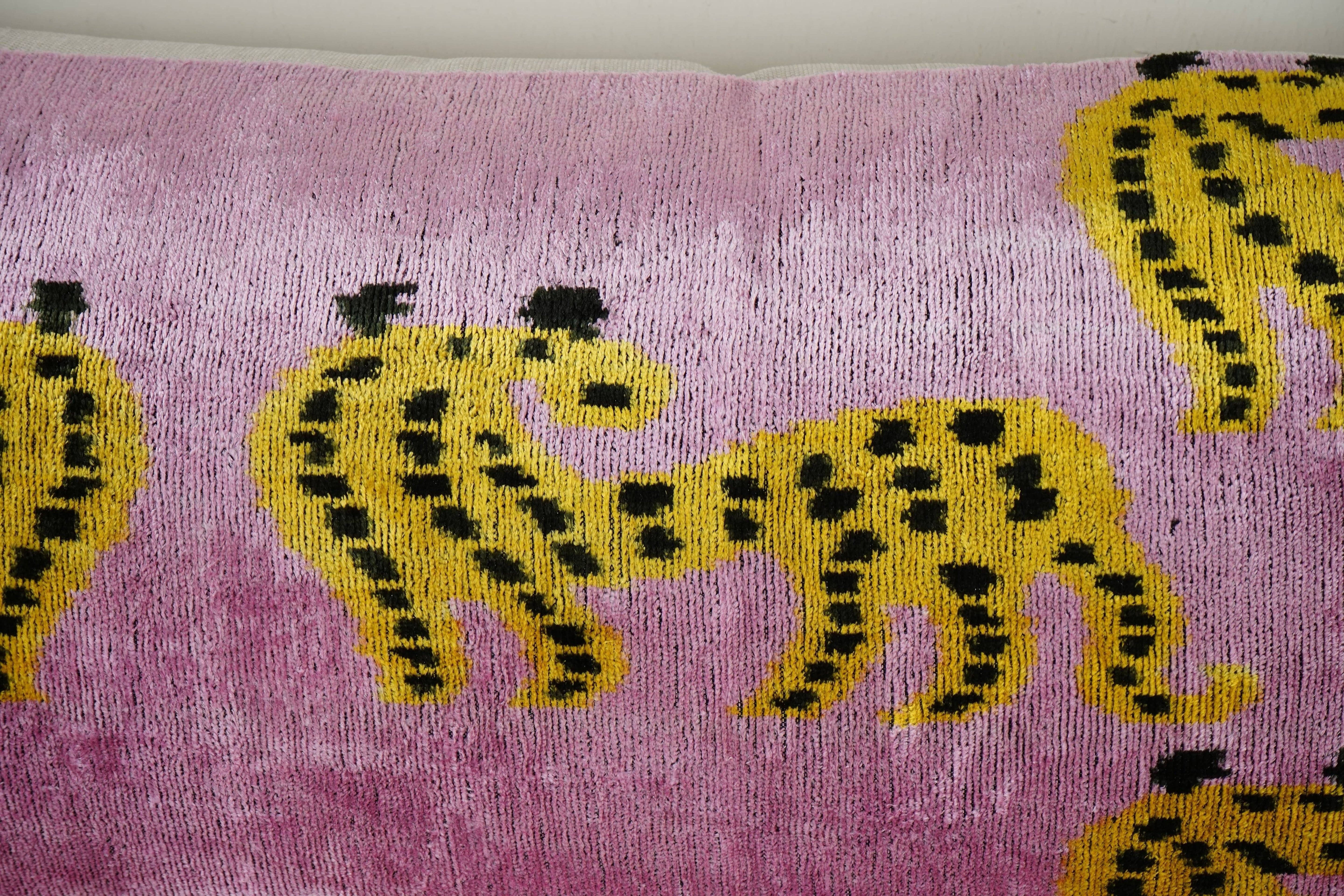 Silk Ikat Velvet Pillow Cover | 16'' x 48''
