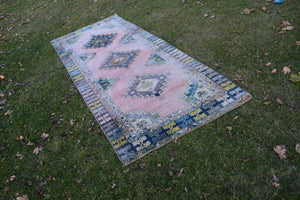 Vintage Caucasian Runner Rug 4'5'' x 10'10''