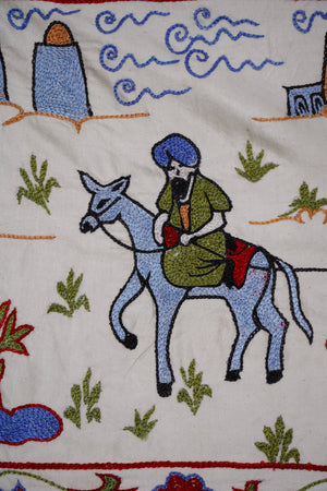 Suzani Wall Hanging & Bedspread | 1'8'' x 6'1''