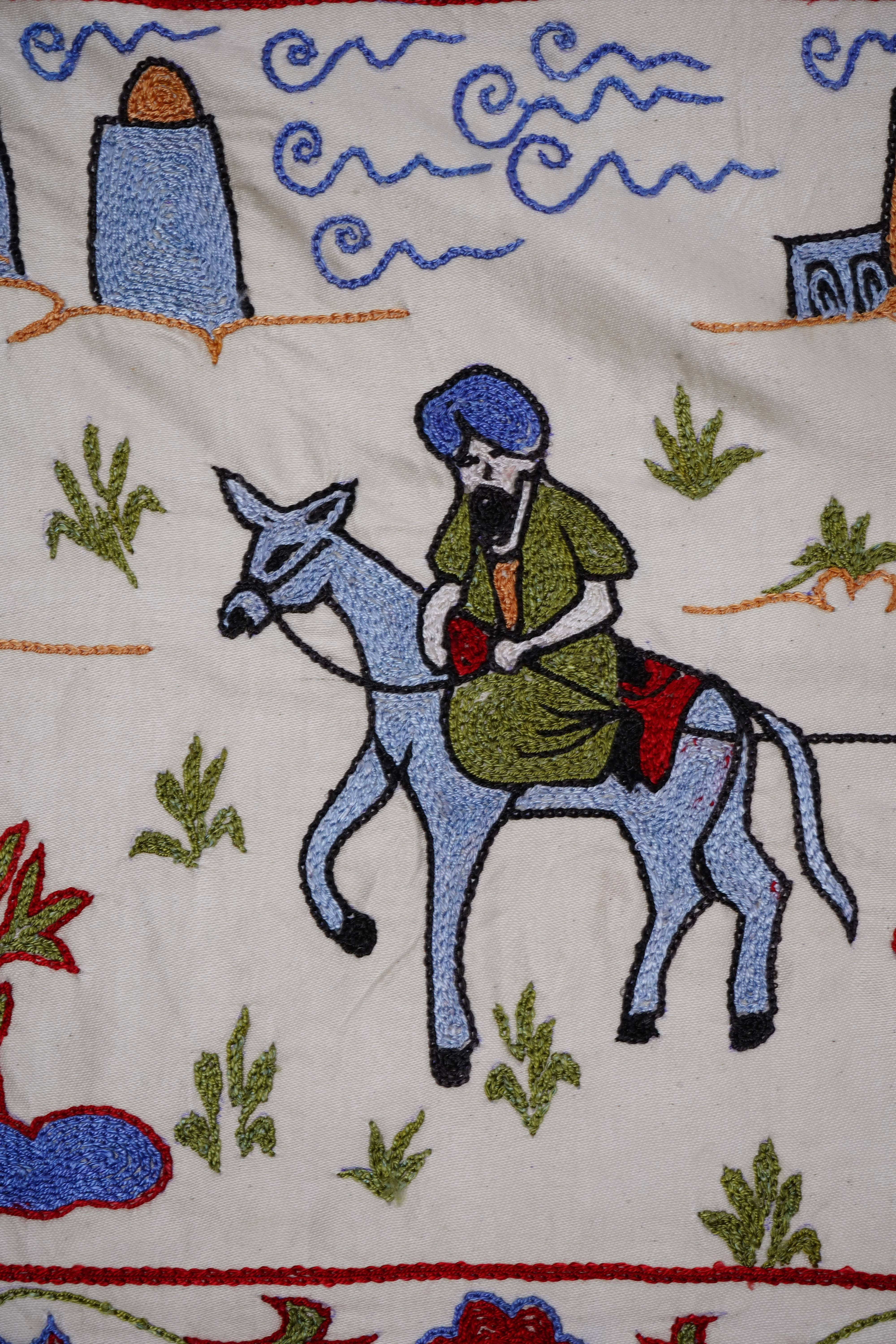 Suzani Wall Hanging & Bedspread | 1'8'' x 6'1''