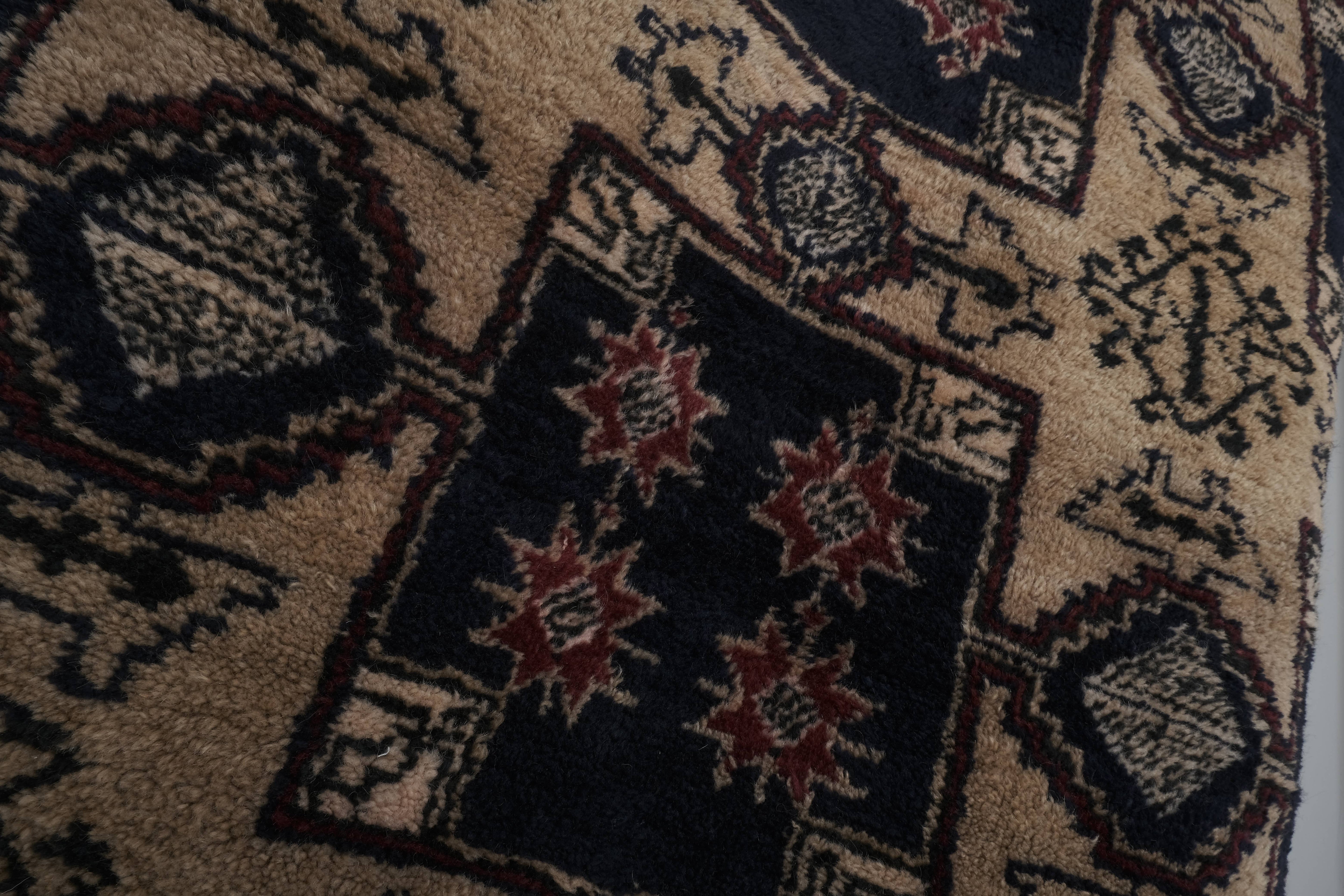 Vintage Turkish Tulu Rug 2'11'' x 6'4''
