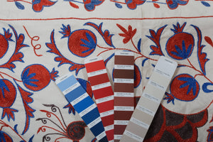 Bird Suzani Wall Hanging & Bedspread | 3'7'' x 6'1''