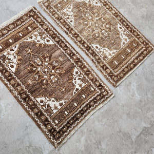 Vintage Turkish Yastik Rugs Set of 2 | 21'' x 34''