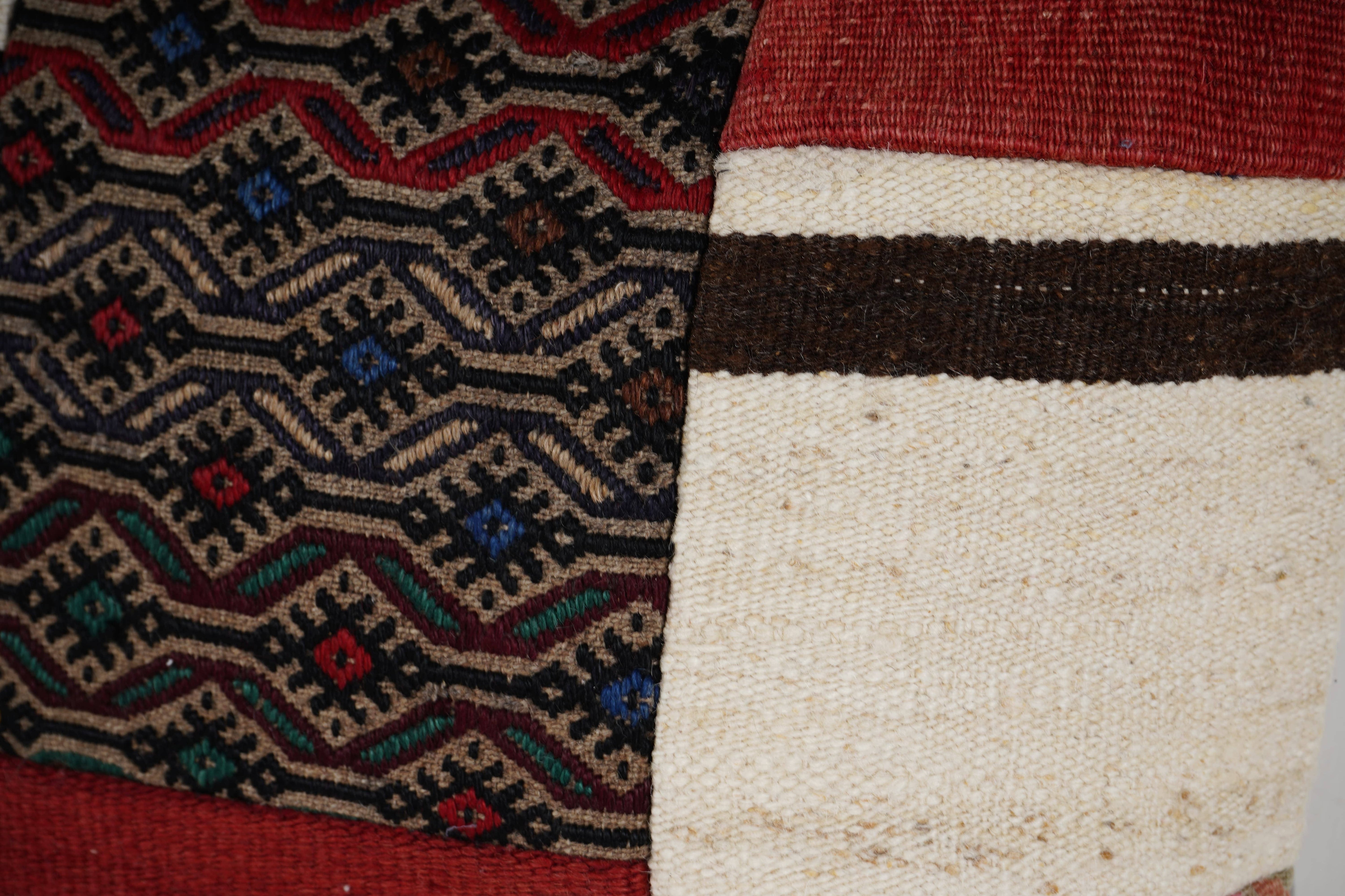Kilim Patchwork Pillow Cover | 20'' x 20''