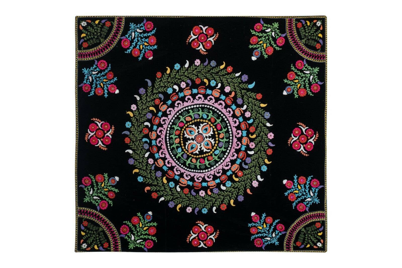 Suzani Wall Hanging & Bedspread | 6'6'' x 6'10''