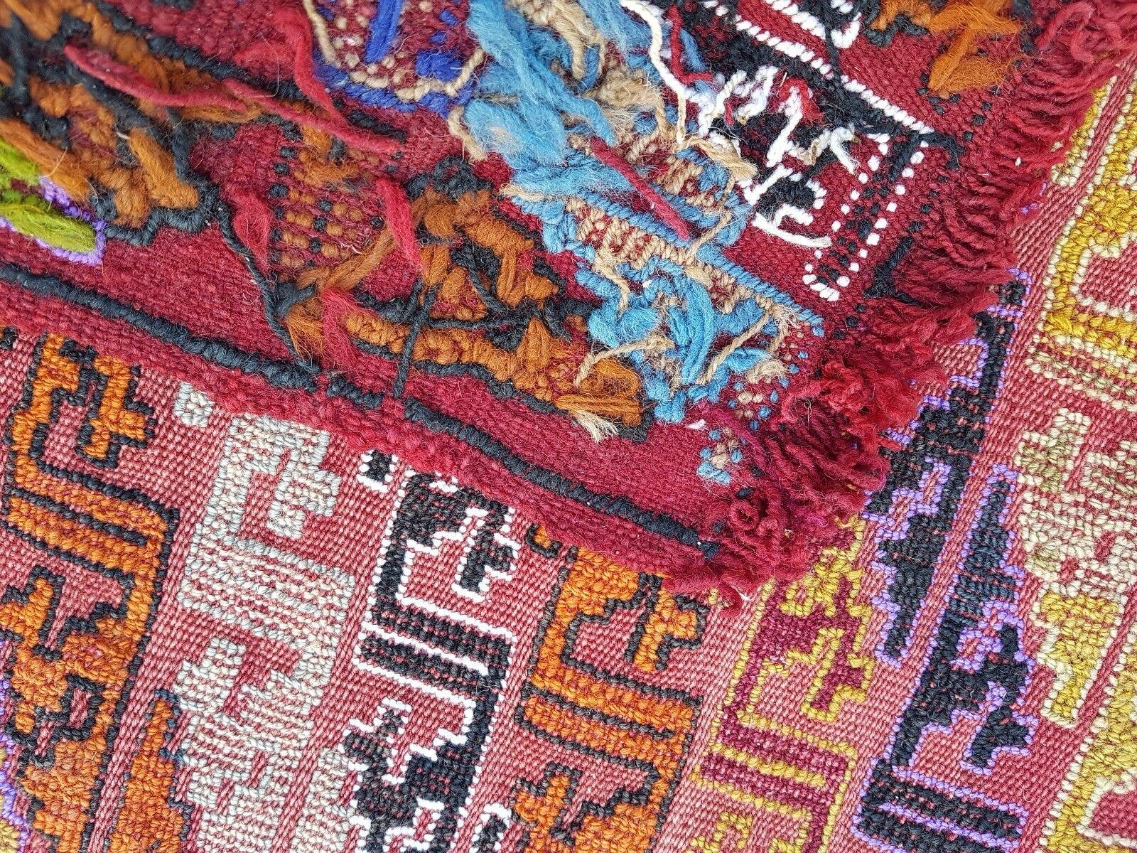 Vintage Kilim Yastik Rug 20'' x 34''