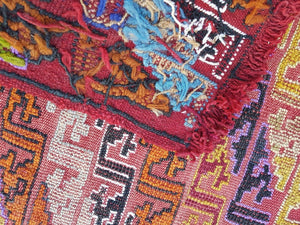 Vintage Kilim Yastik Rug 20'' x 34''