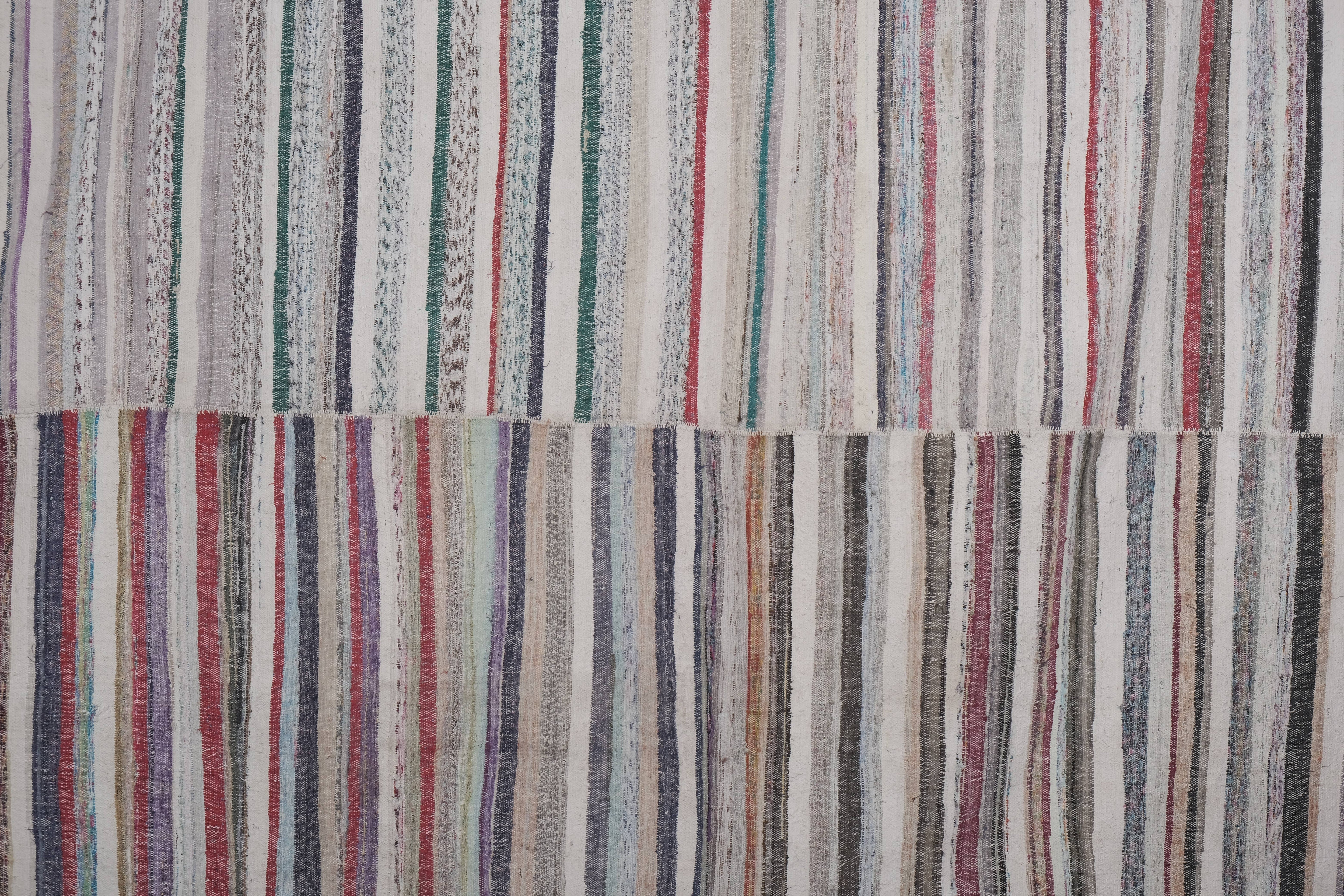 Vintage Turkish Kilim Rug 8'1'' x 10'5''