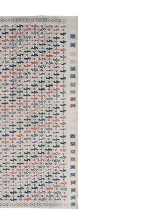 Hand-Embroidered Vintage Textile 5'9'' x 7'10''
