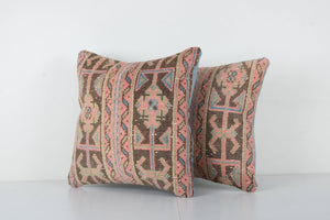 Rug Pillow Cover Set of 2 | 18'' x 18''