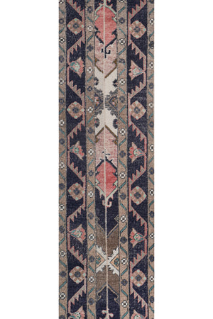 Vintage Turkish Runner Rug 1'8'' x 22'3''