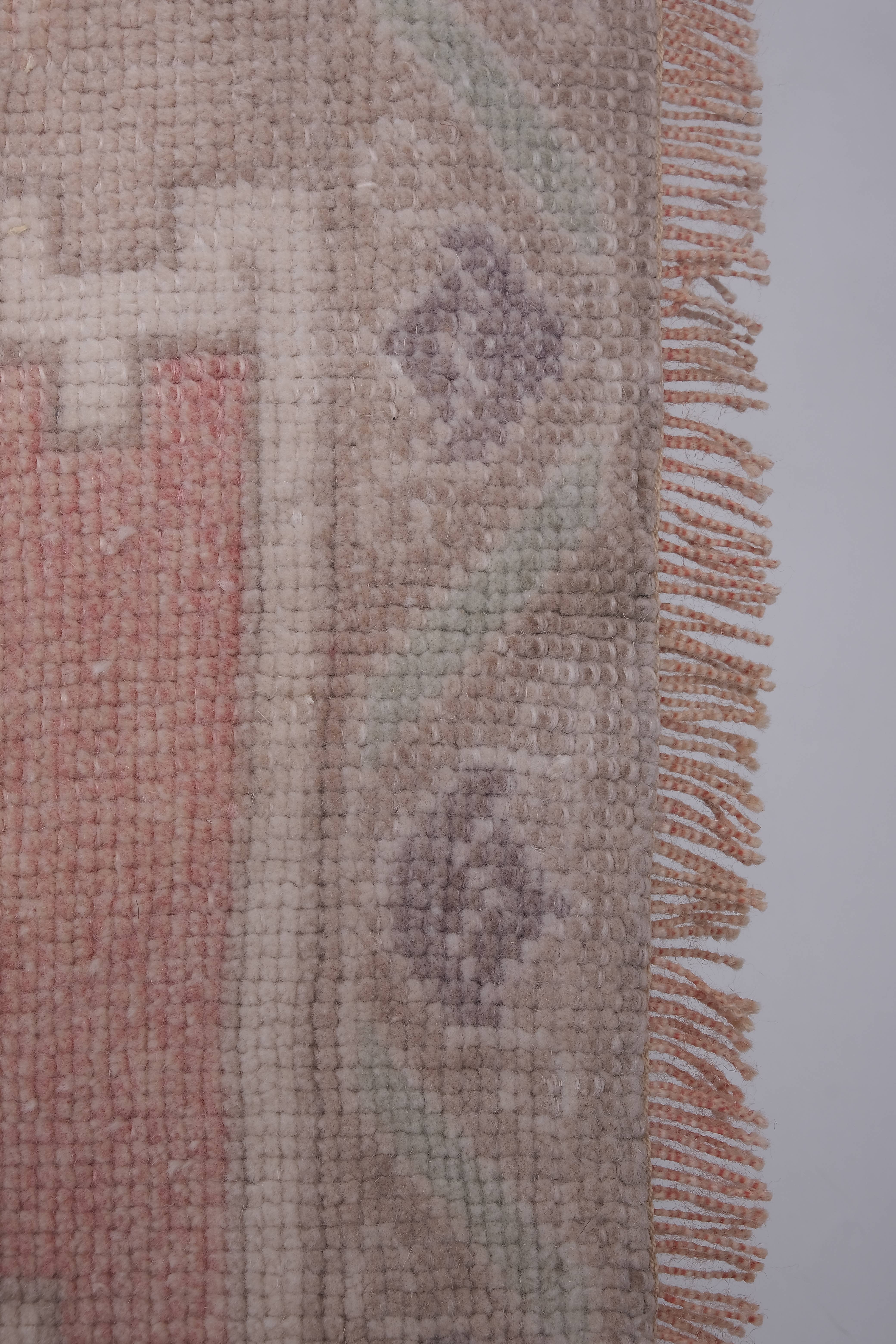 Vintage Turkish Karapinar Rug 5'1'' x 10'2''