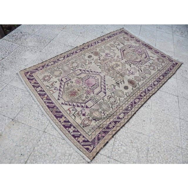 Vintage Turkish Rug 3'11'' x 6'2''