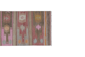 Vintage Sivas Kilim Runner 2'8'' x 12'6''