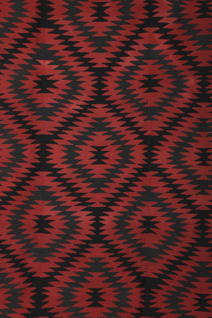 Vintage Turkish Kilim Rug 5'1'' x 6'9''