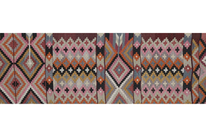 Vintage Turkish Kilim Runner 2'6'' x 14'7''