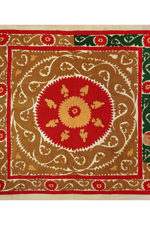 Suzani Wall Hanging & Bedspread | 4'9'' x 5'2''