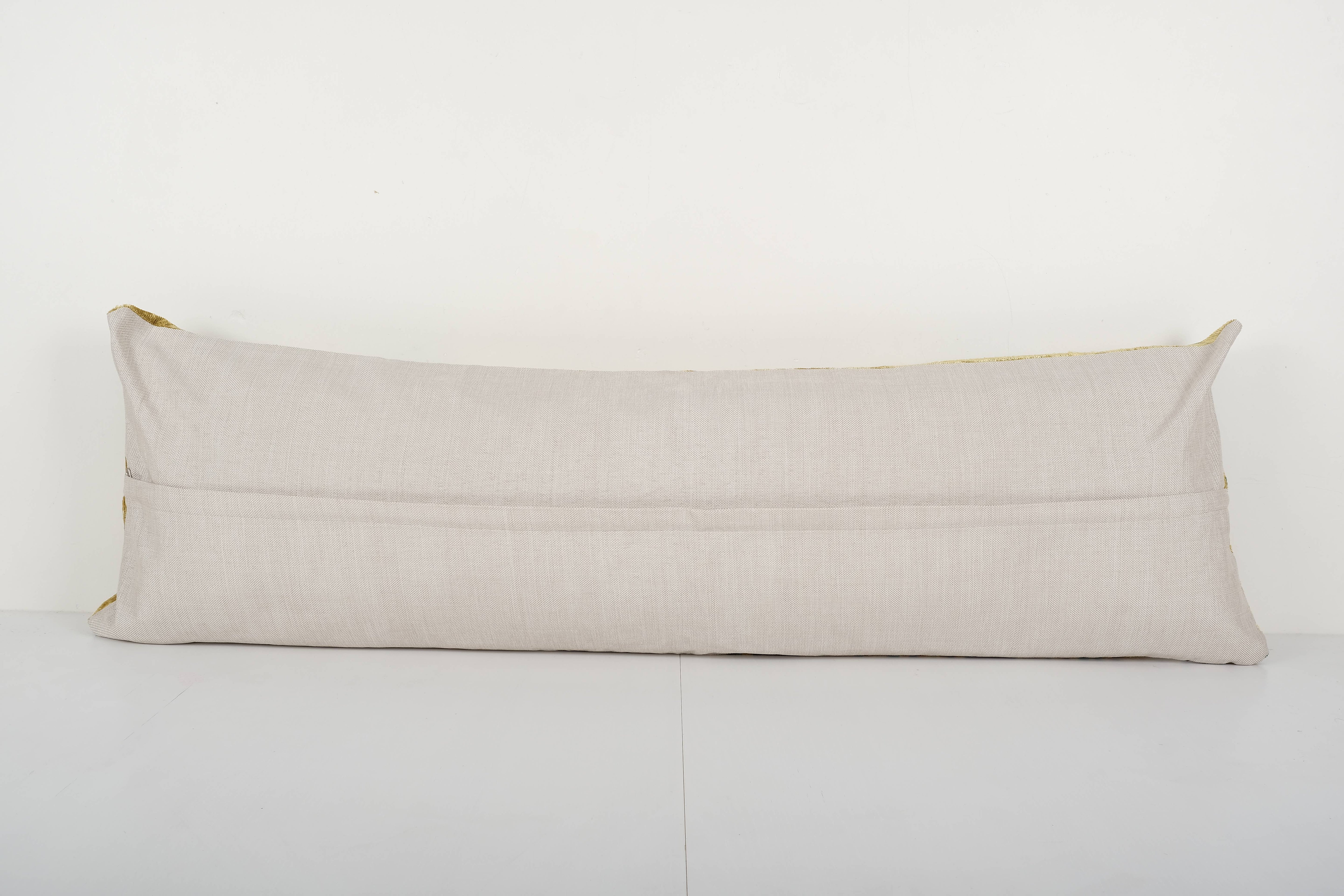 Tiger Silk Ikat Velvet Pillow Cover | 14'' x 48''