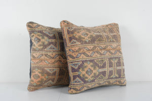 Rug Pillow Cover Set of 2 | 18'' x 18''