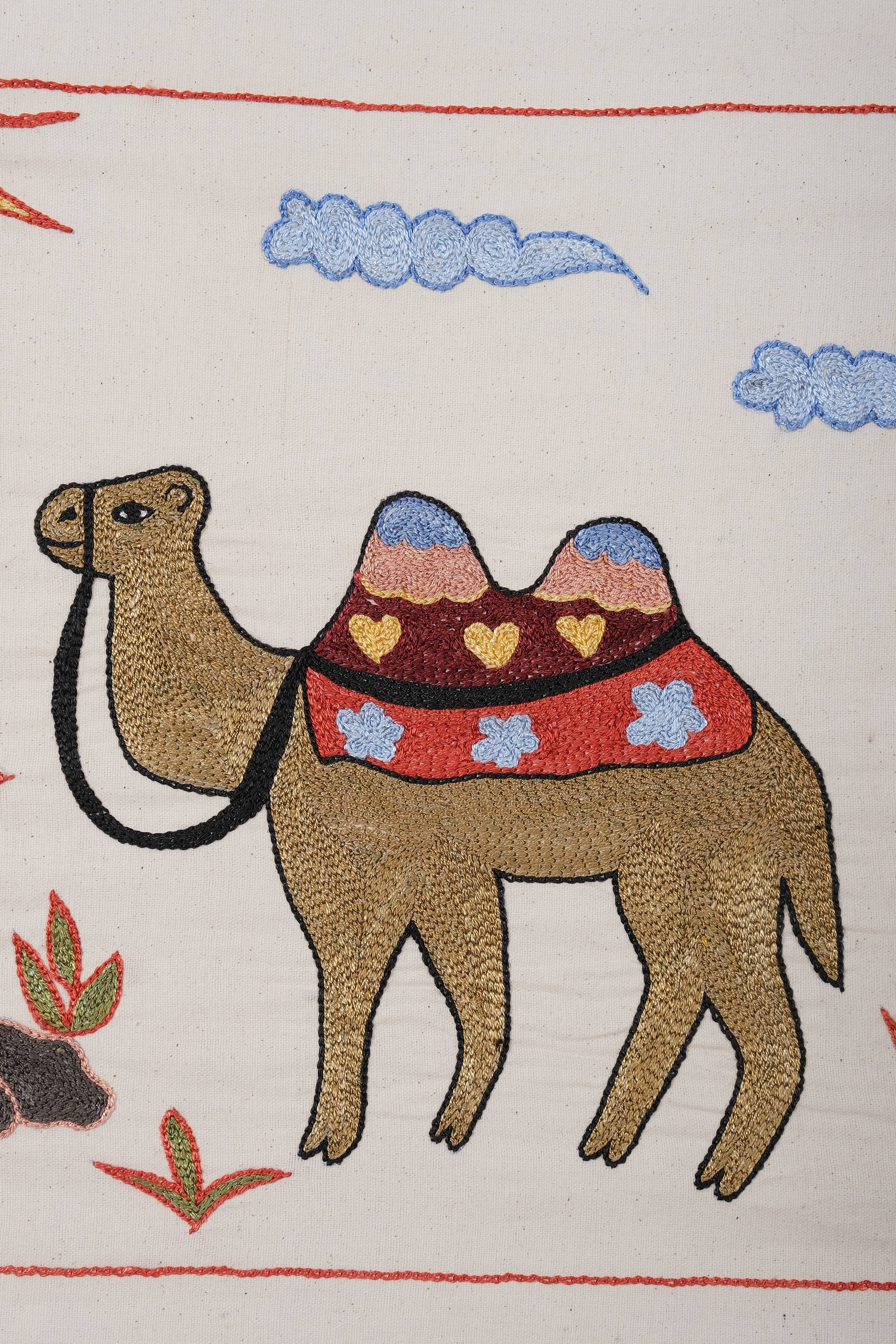 Suzani Wall Hanging & Tablecloth | 20'' x 58''