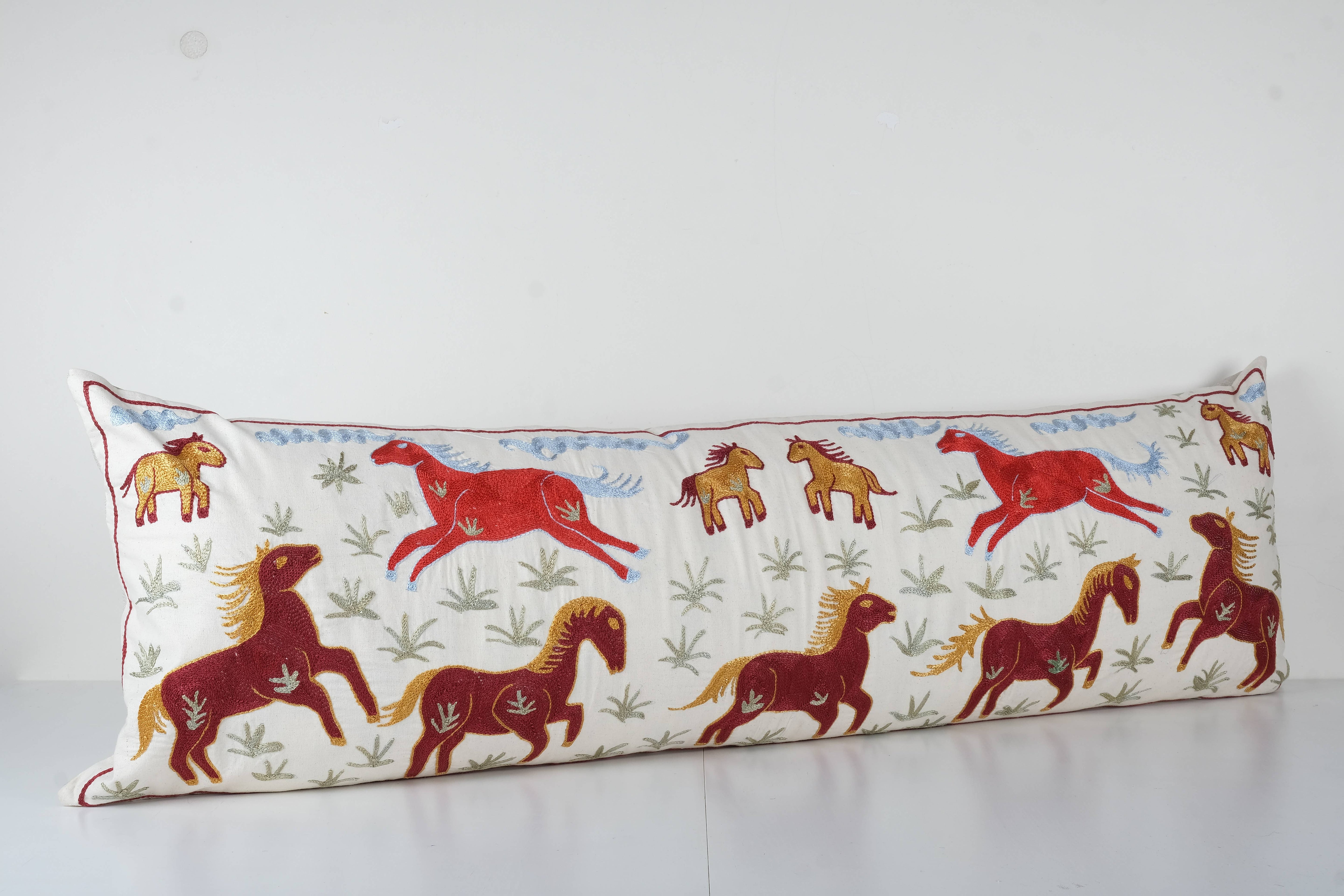 Suzani Bedding Pillow Cover | 18'' x 57''