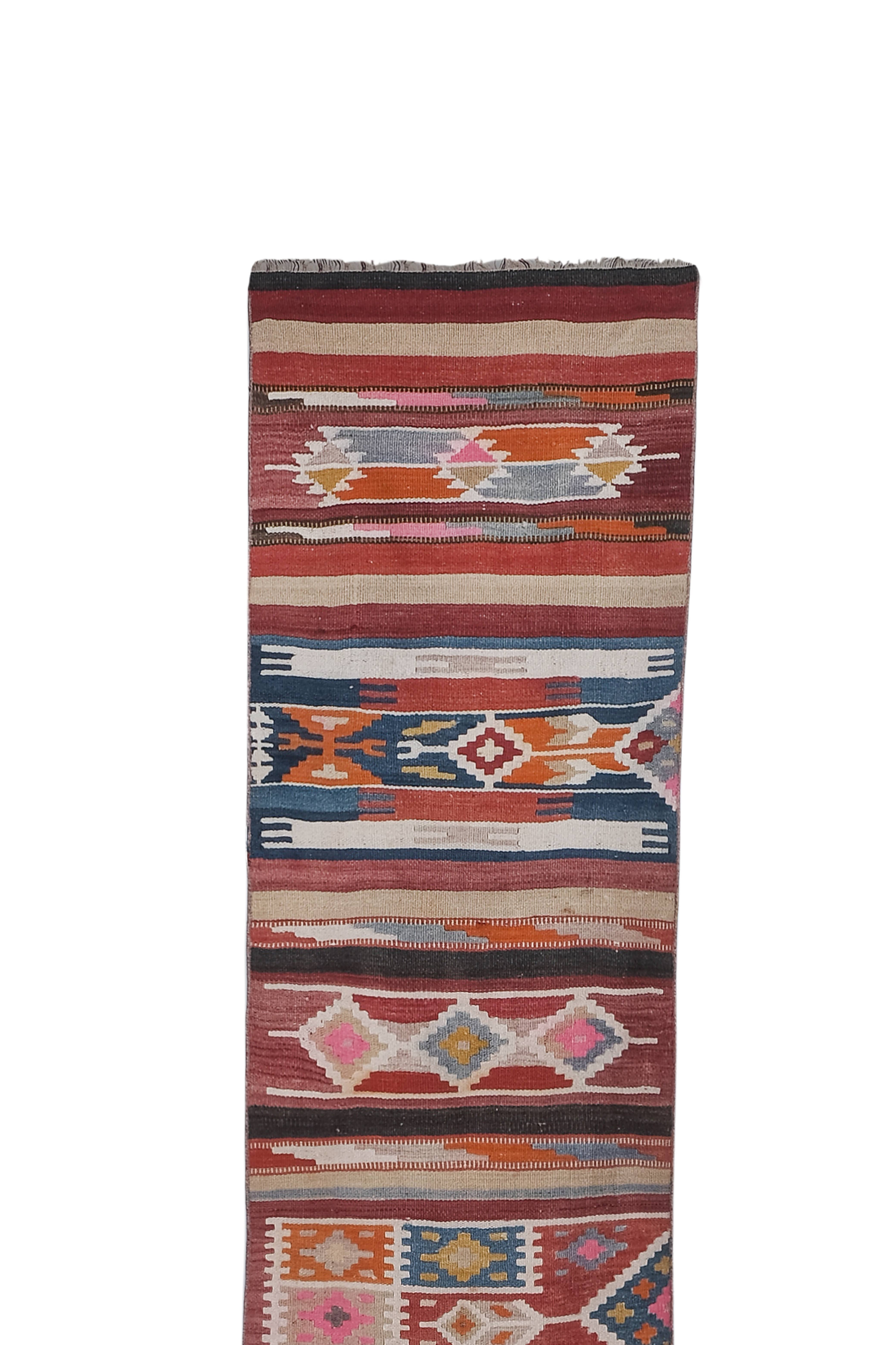 Vintage Turkish Runner 2'6'' x 16'7''