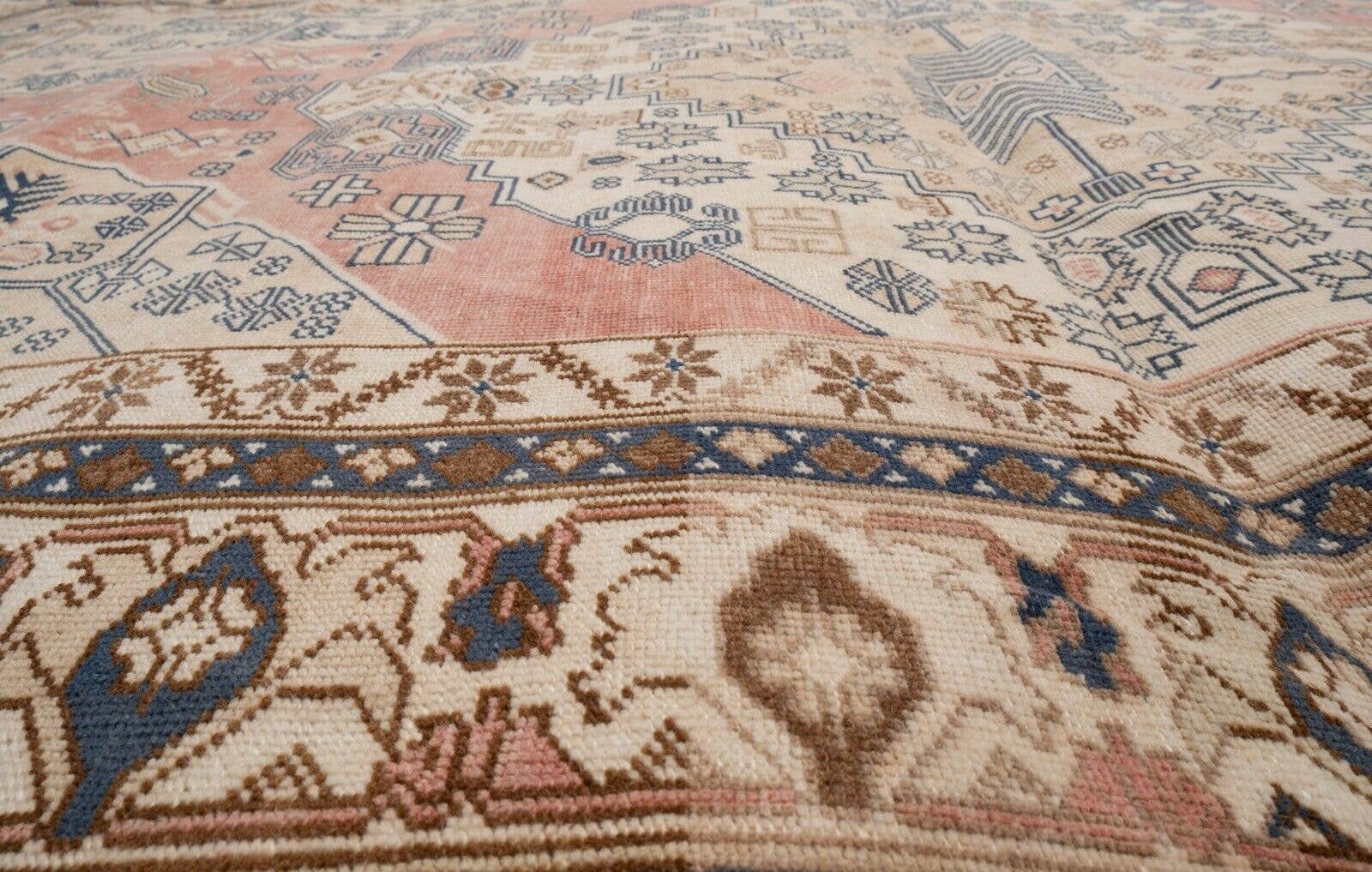 Vintage Turkish Karapinar Rug 6'8'' x 10'10''