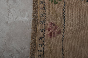 Vintage Turkish Kilim Runner 2'7'' x 13'4''