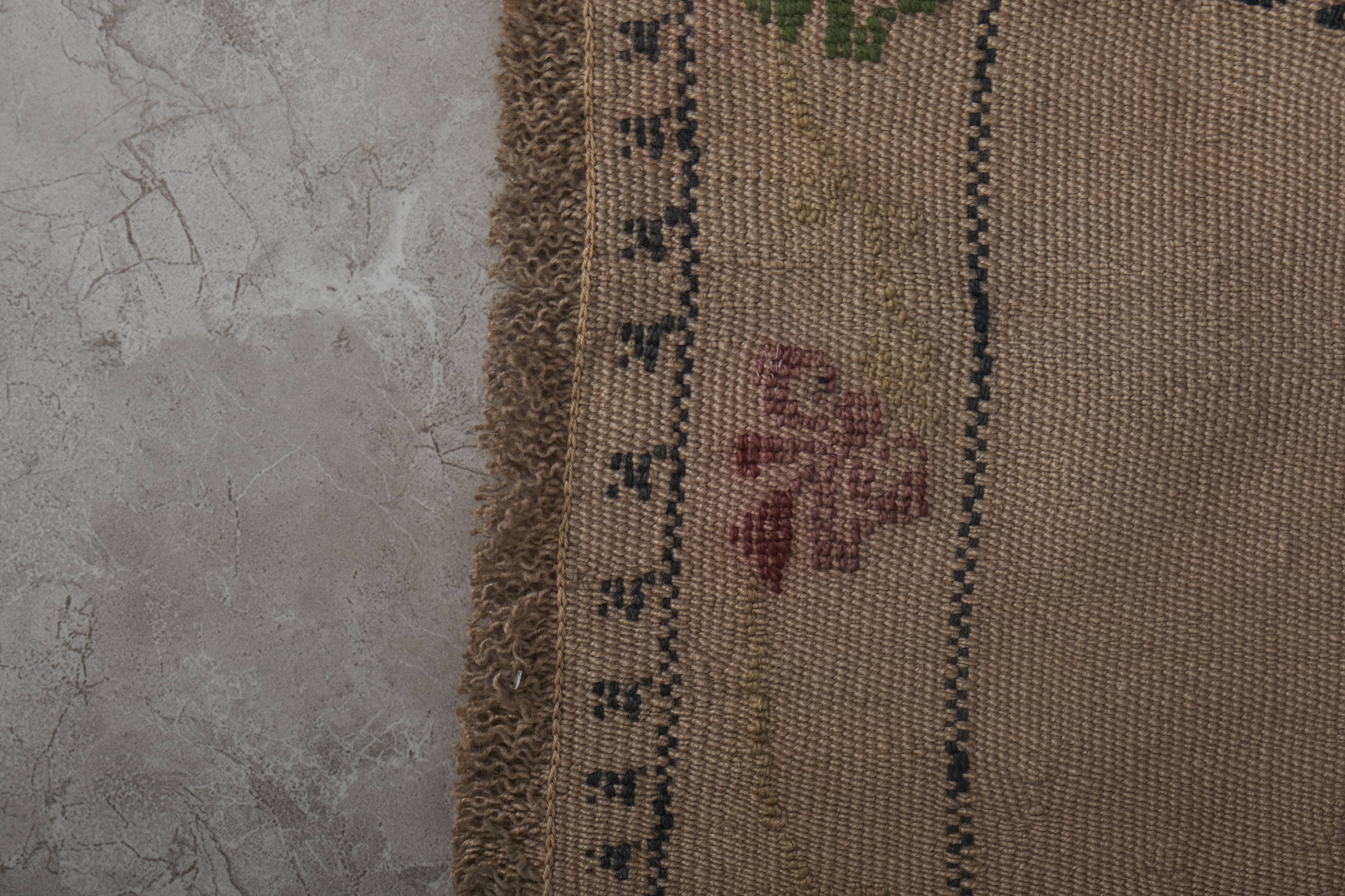 Vintage Turkish Kilim Runner 2'7'' x 13'4''
