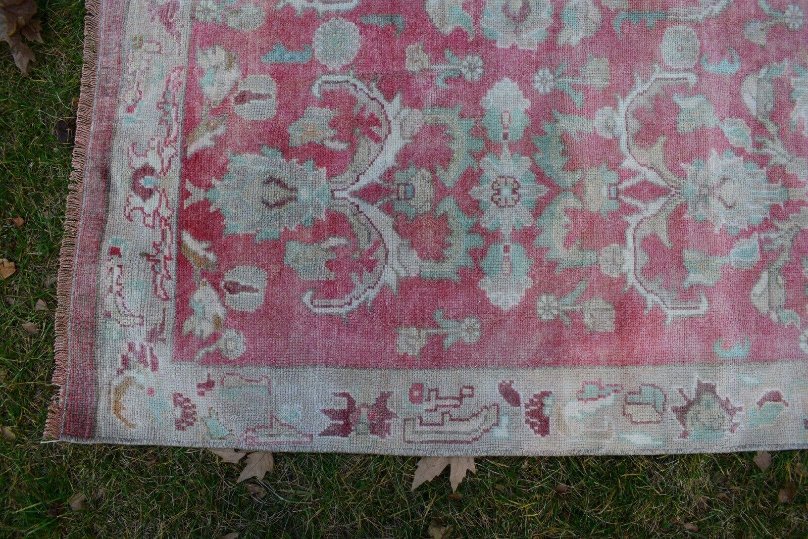 Vintage Oushak Rug 5'1'' x 9'1''