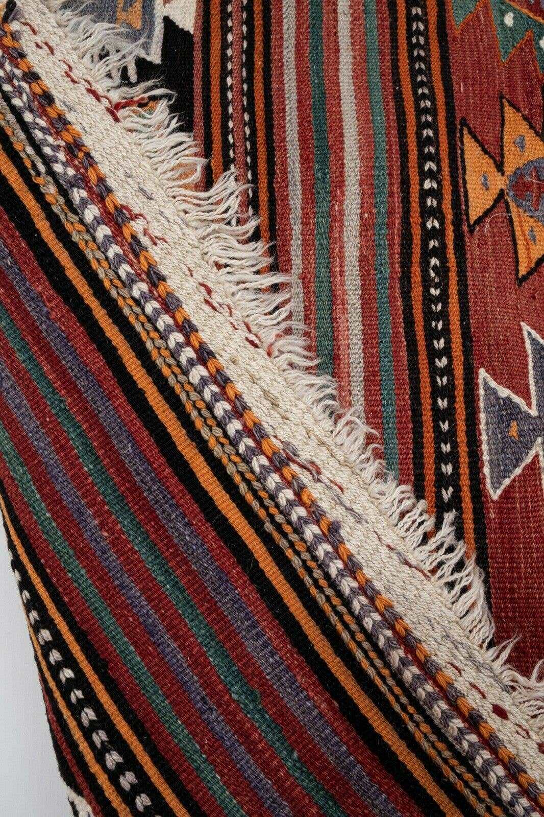 Vintage Turkish Kilim Runner 4'7'' x 9'10''