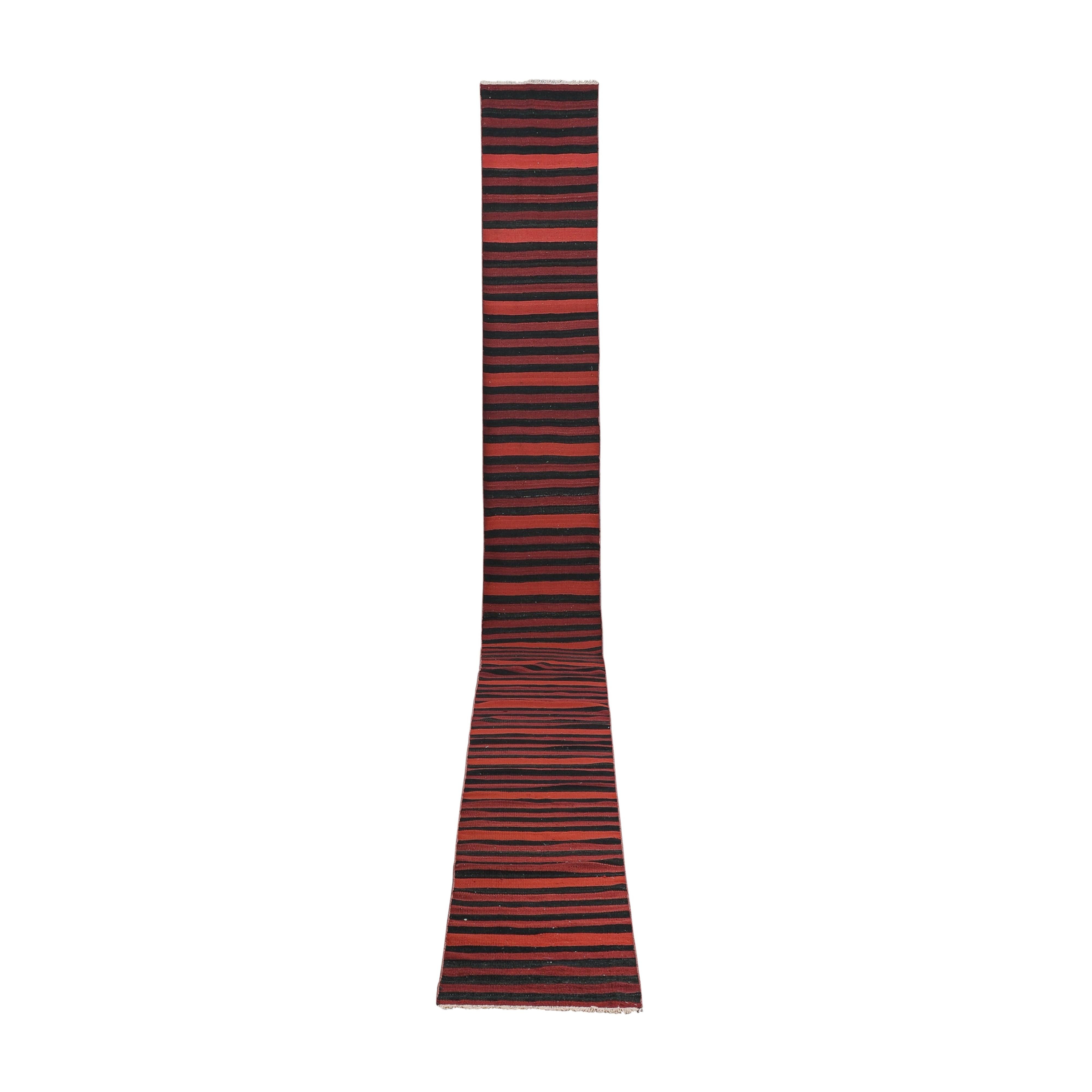 Vintage Turkish Kilim Runner 2'1'' x 22'8''