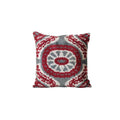 Silk Ikat Velvet Pillow Cover | 24'' x 24''