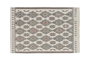 Vintage Turkish Kilim Rug 5'2'' x 7'5''